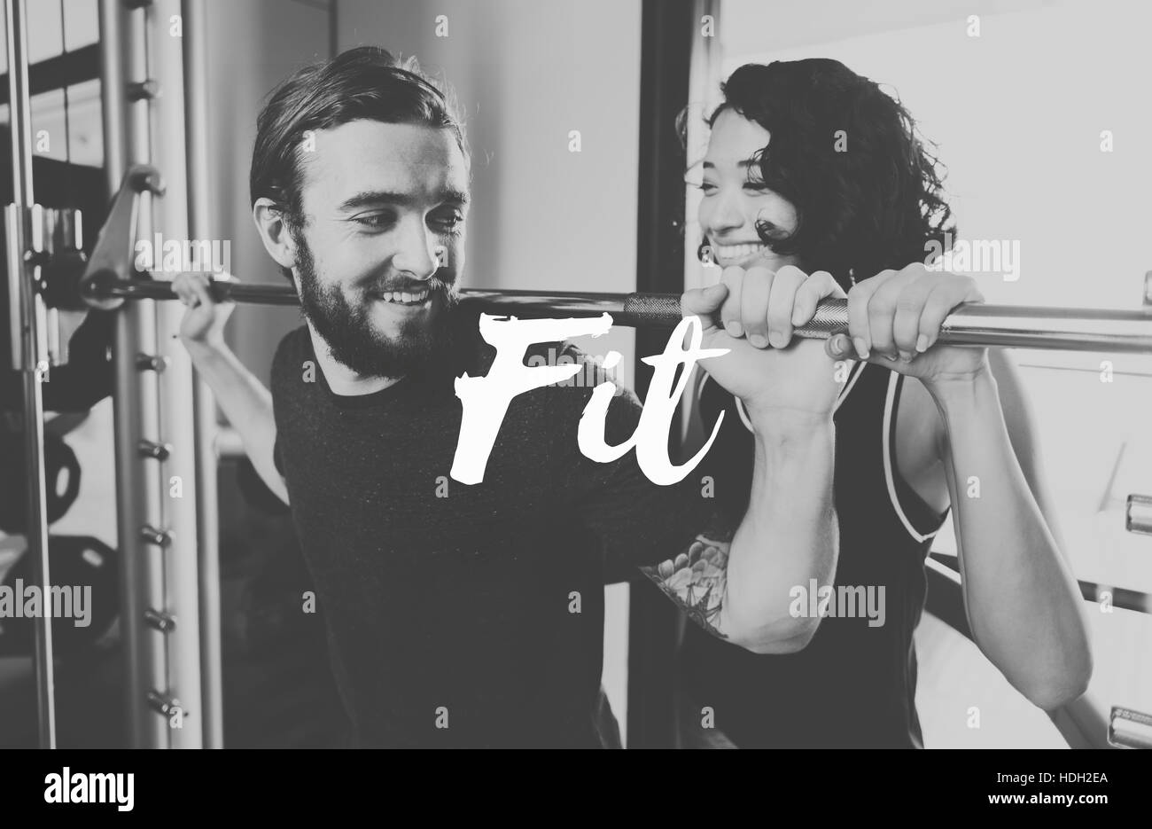 Se mettre en forme l'exercice physique Fitness Concept d'entraînement de formation Banque D'Images