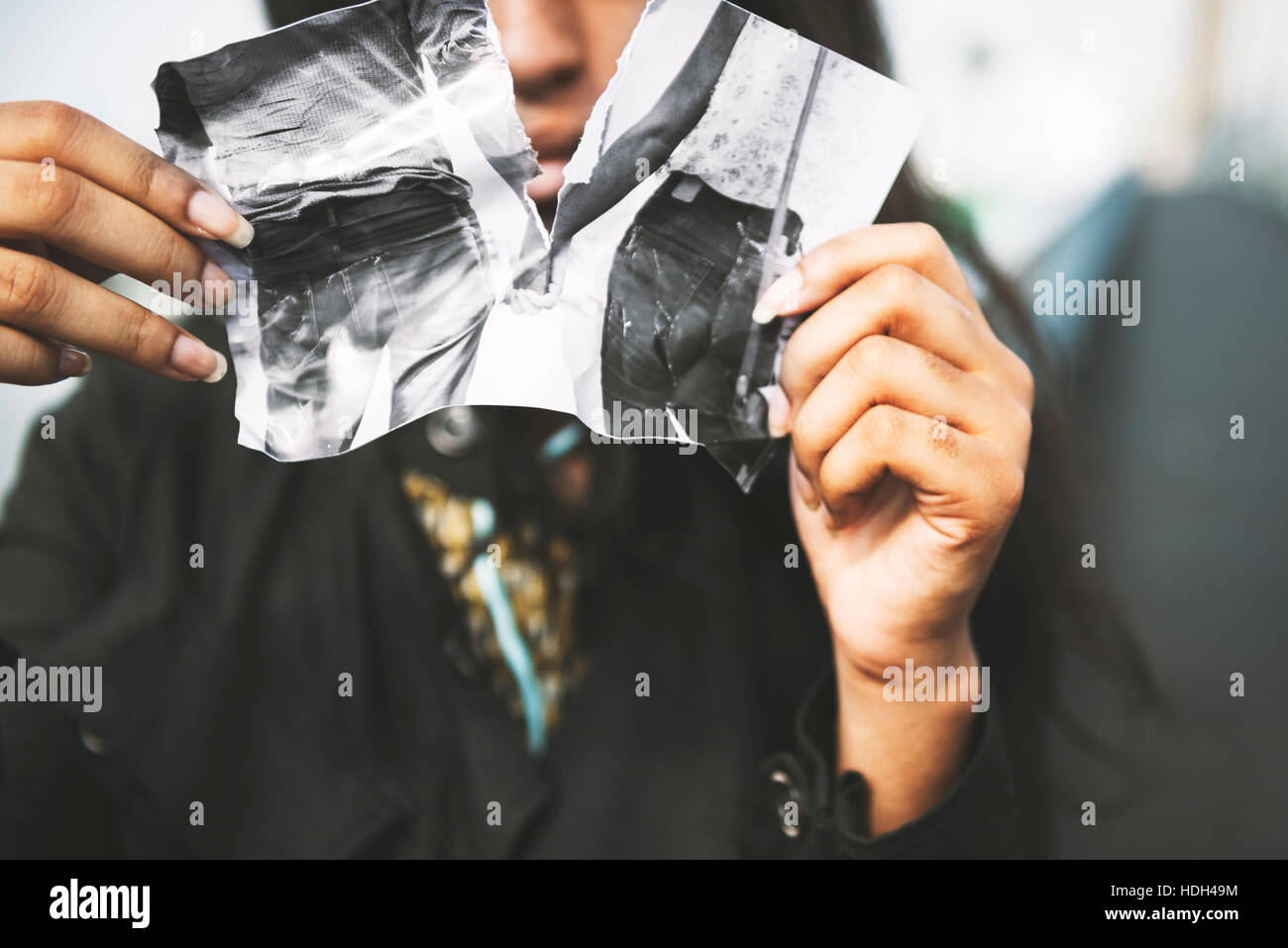 Coeur Brise D Amour Triste Douleur Mal Le Concept De Separation Photo Stock Alamy