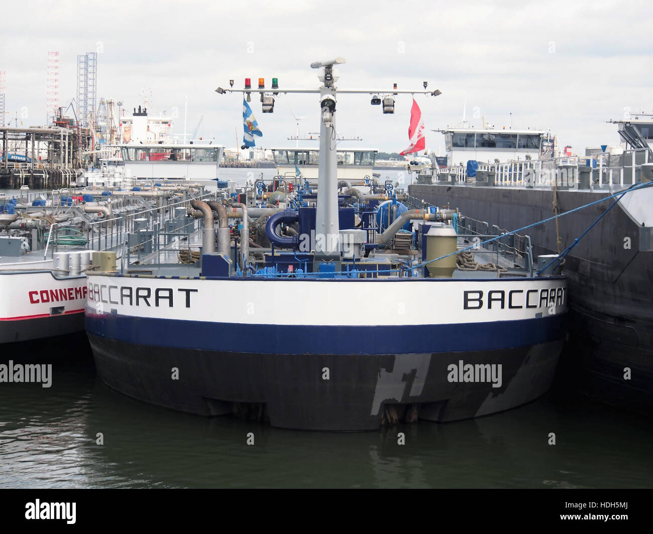 Baccarat (2009), navire ENI 02331644 Port de Rotterdam pic1 Banque D'Images