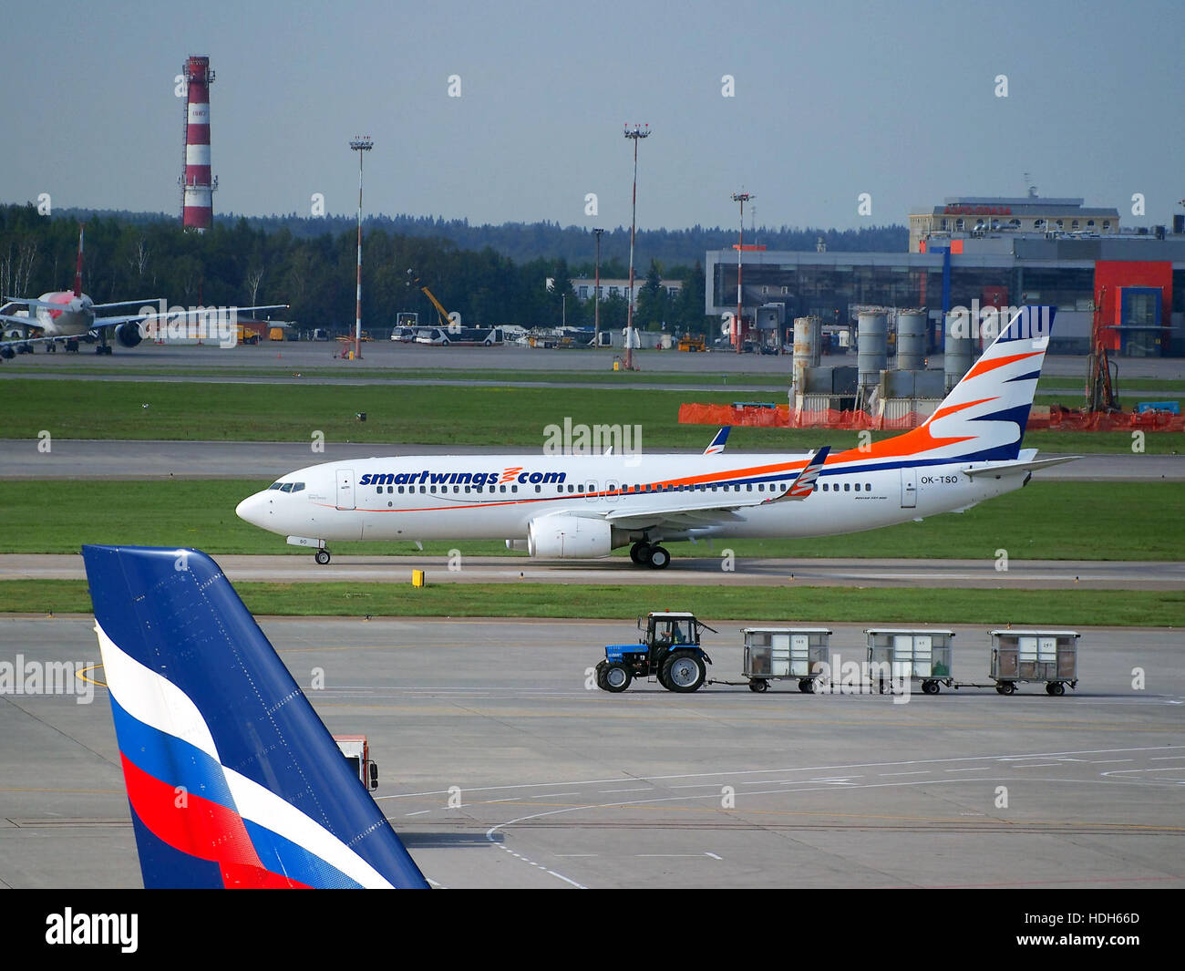 OK-TSO (avions) à l'aéroport international Sheremetyevo pic1 Banque D'Images