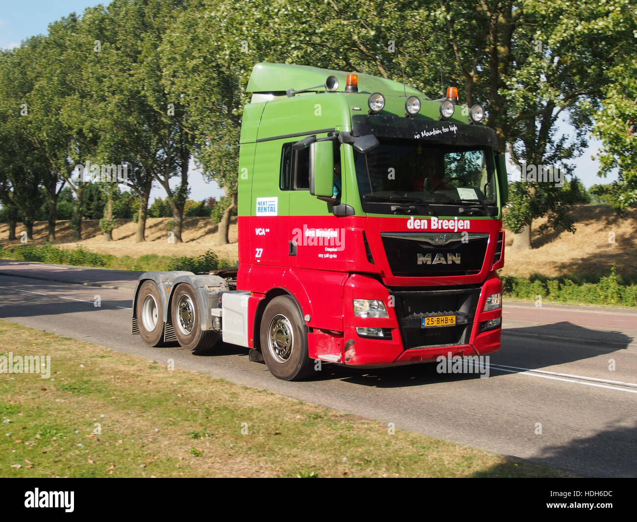 Les camions de transport d'un véhicule Banque D'Images