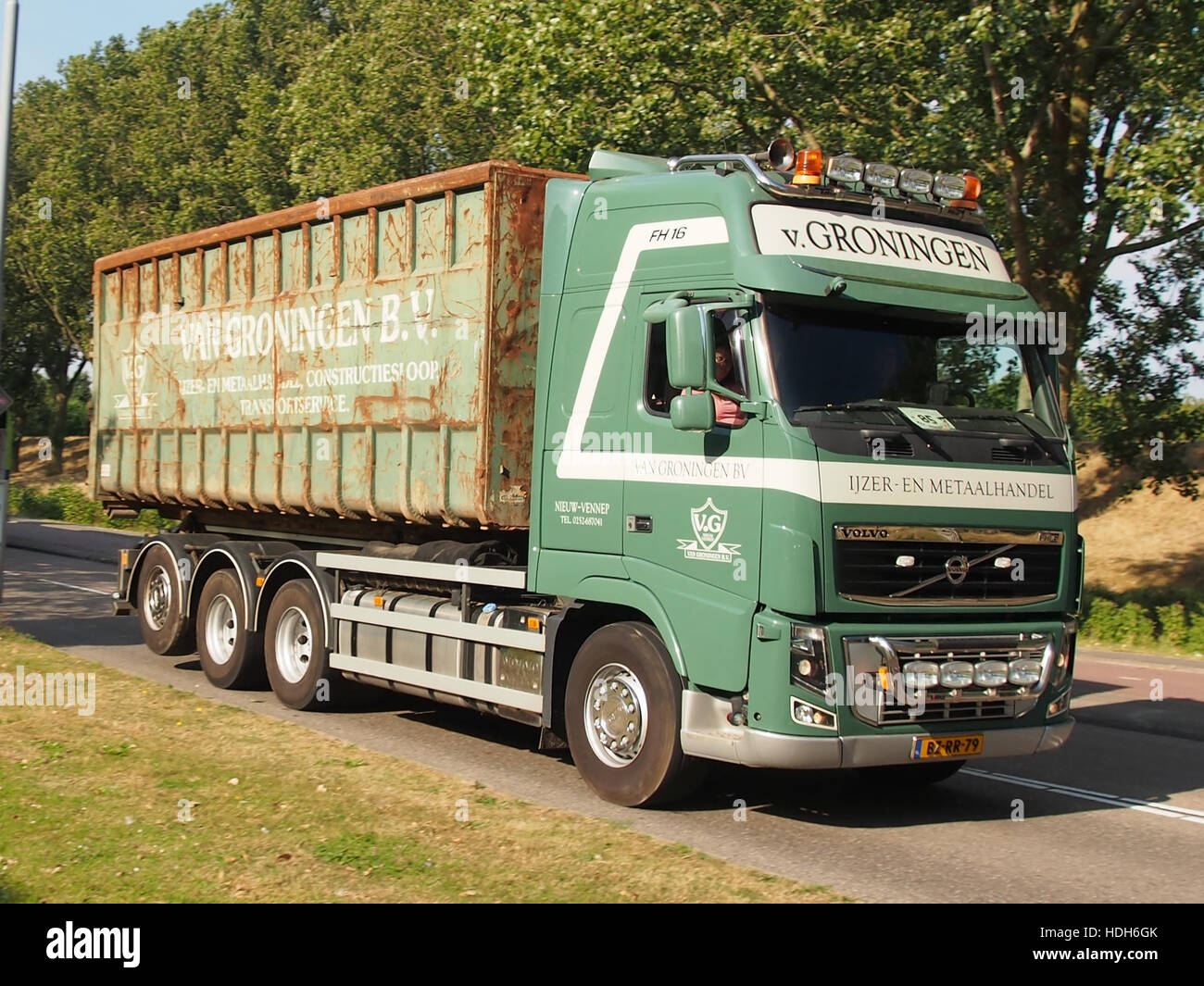 Camion Volvo,v Groningen IJzer- en Metaalhandel, truckrun 2016 pic2 Banque D'Images