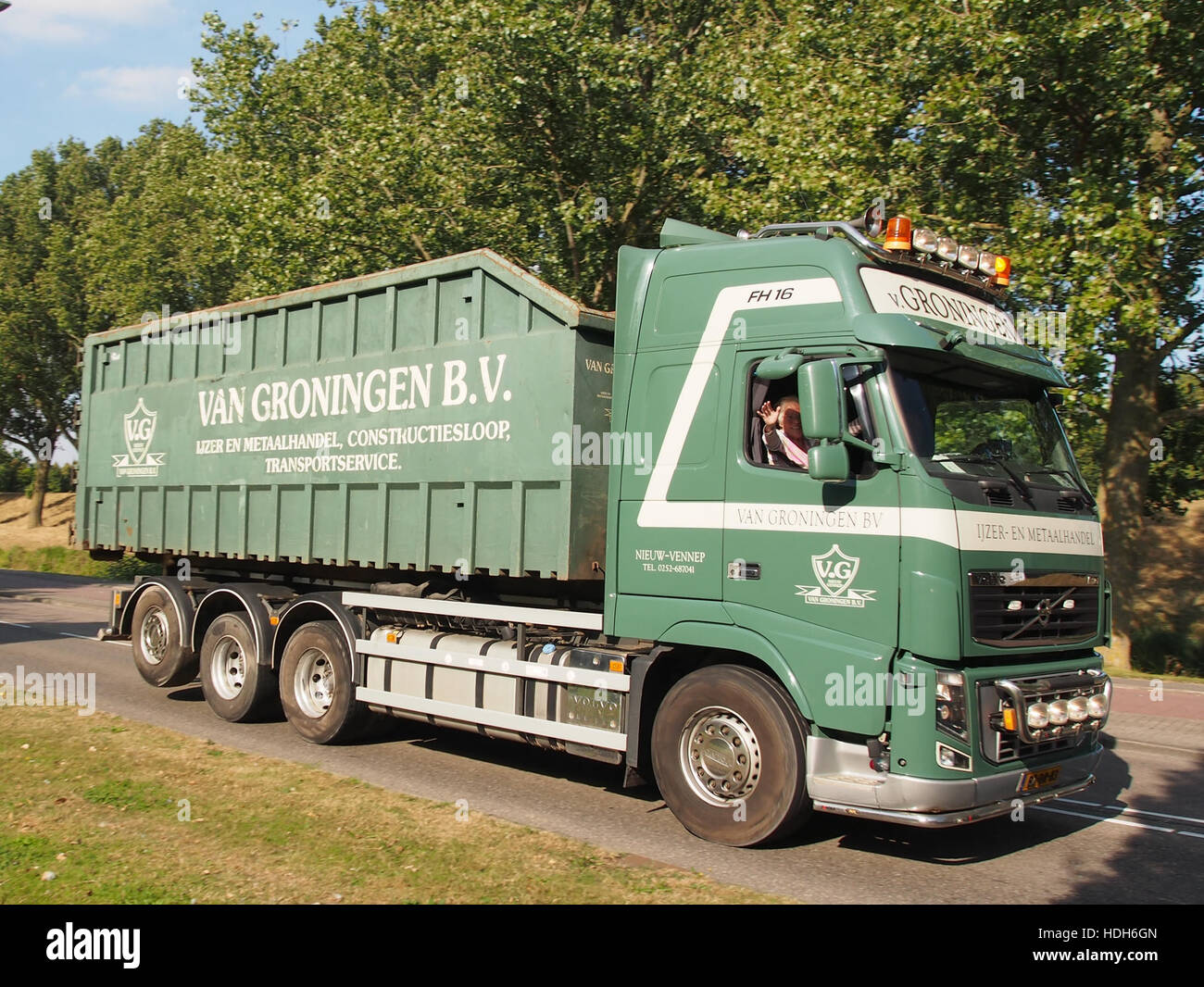 Camion Volvo,v Groningen IJzer- en Metaalhandel, truckrun 2016 pic4 Banque D'Images