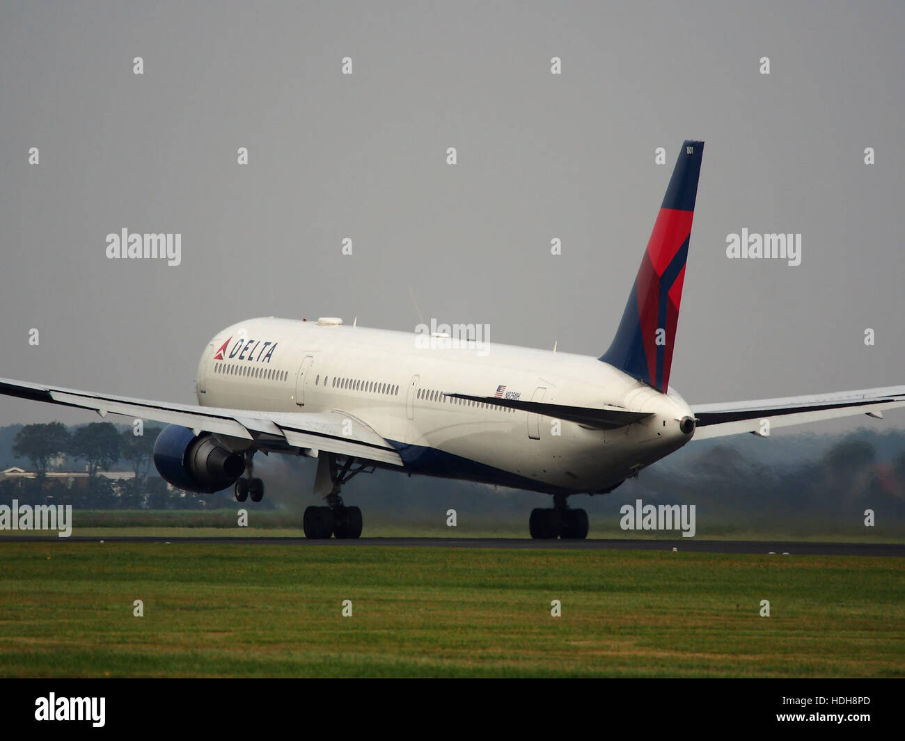 Le N825MH est un Boeing 737 vu à l'aéroport de Schiphol à Amsterdam. L'avion fait partie de la flotte exploitée par une grande compagnie aérienne et est utilisé pour les vols intérieurs et internationaux. Il est connu pour sa fiabilité et son efficacité dans le transport aérien. Banque D'Images