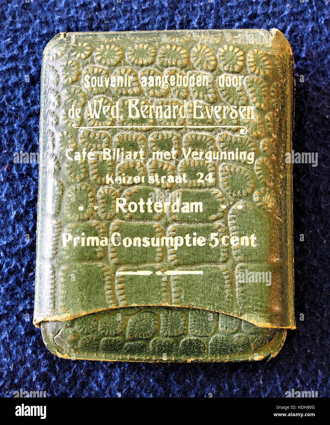 Mon souvenir Bernard Eversen Biljart, Keizersstraat Rotterdam 24 pic1 Banque D'Images