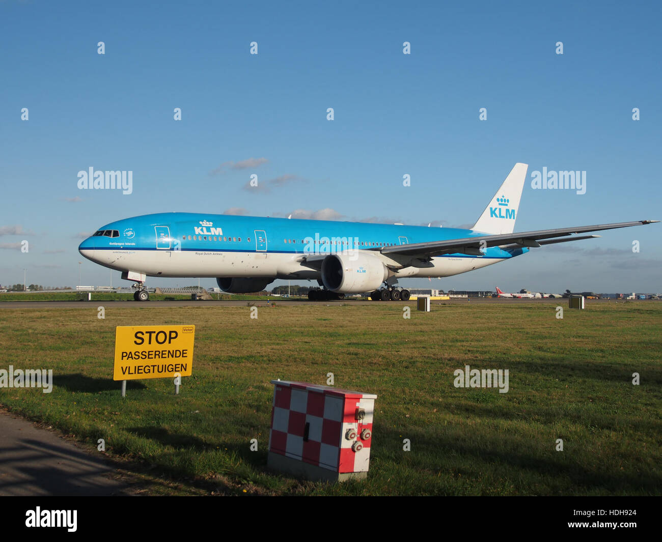 PH-BQG (avions) roulage à Schiphol en direction de la piste 36L4 pic Banque D'Images