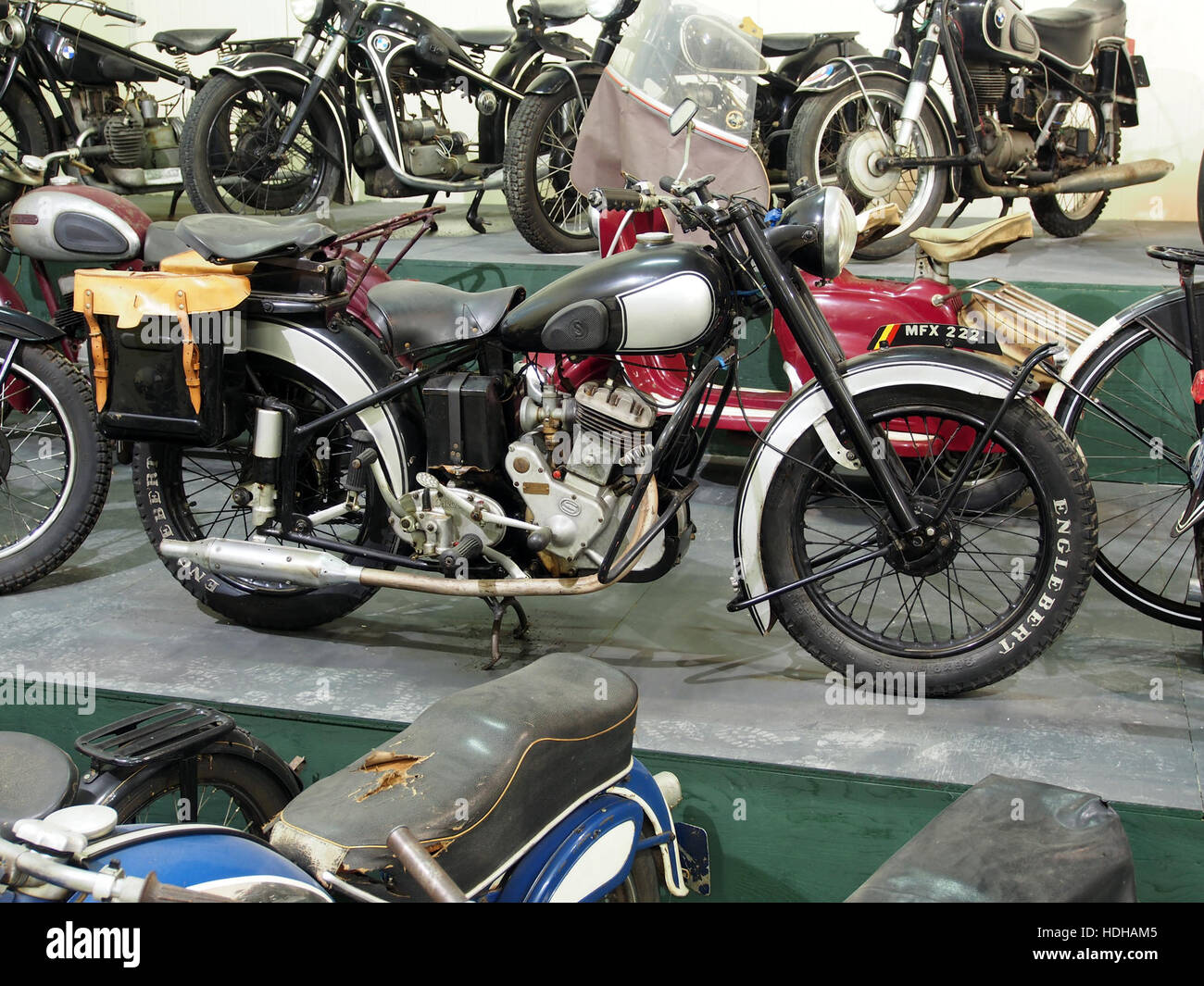 Moto Sarolea au pic2 Fordmuseum Banque D'Images