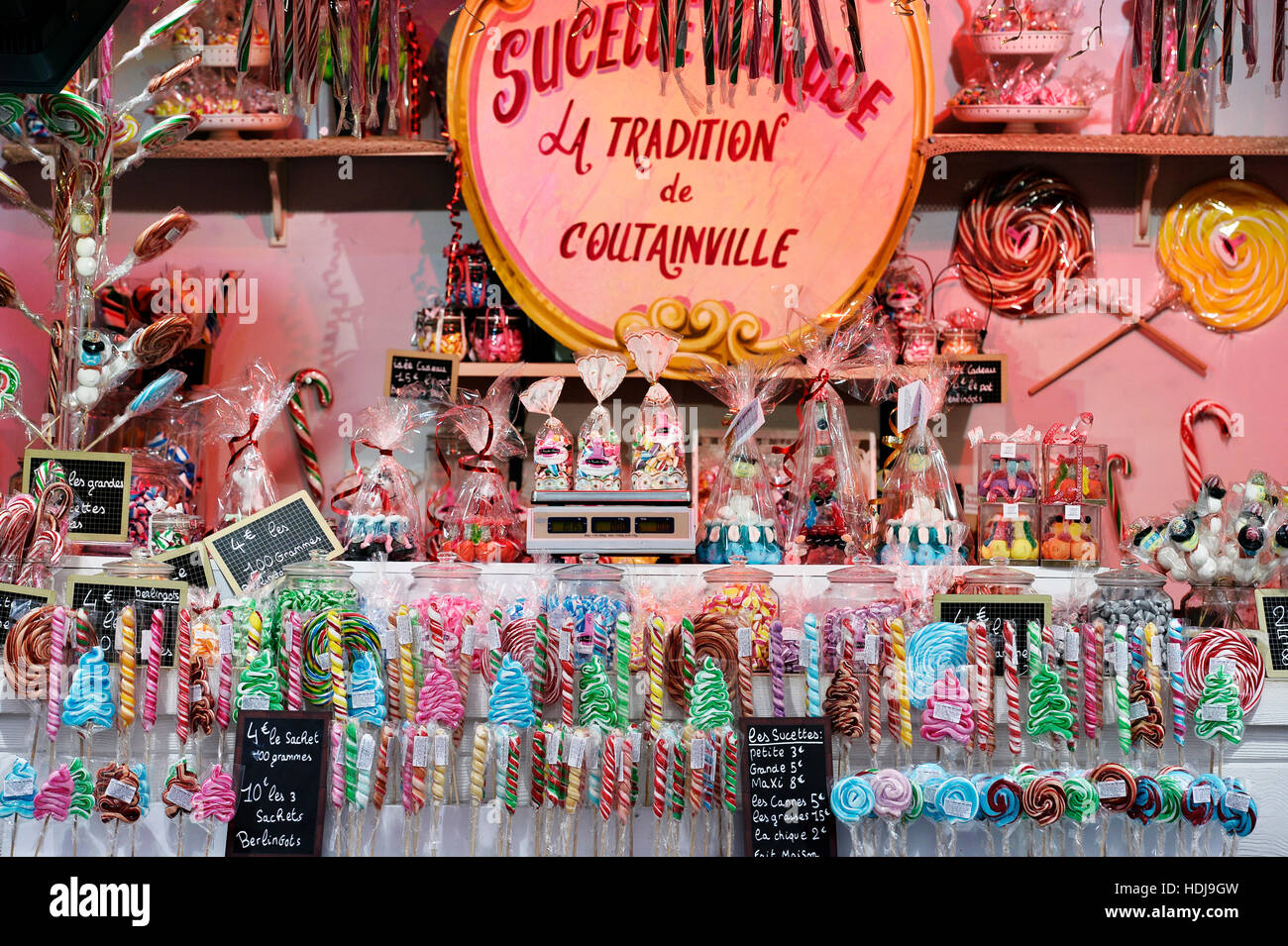 Village de Noël sur les Champs Elysées, Paris, France Photo Stock Alamy