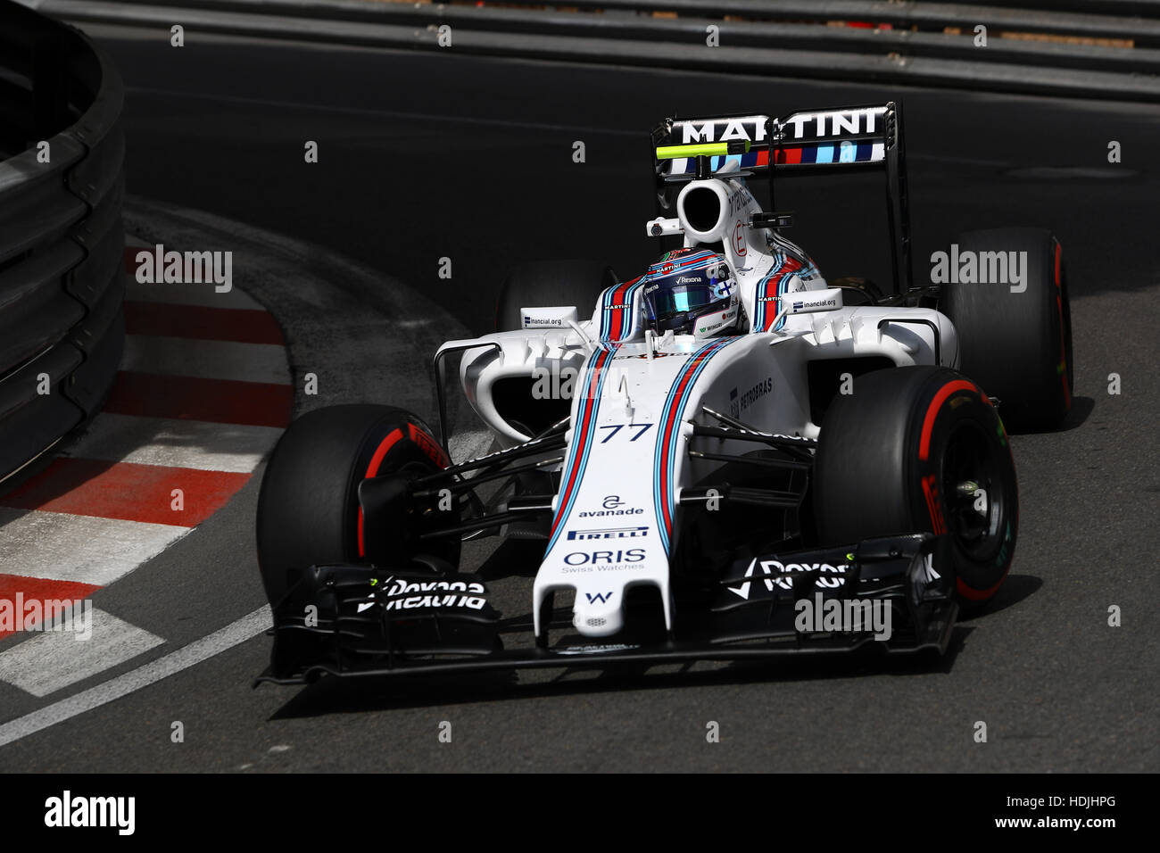 Valtteri Bottas Williams Martini Racing Gp Monaco 16 Photo Stock Alamy