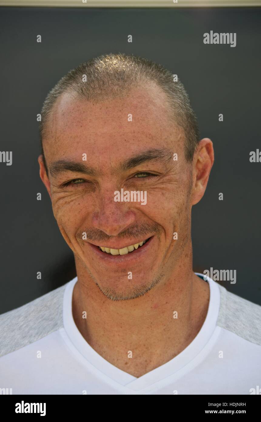 Chris Ballois, détenteur du record de vitesse à la voile handisport Banque D'Images
