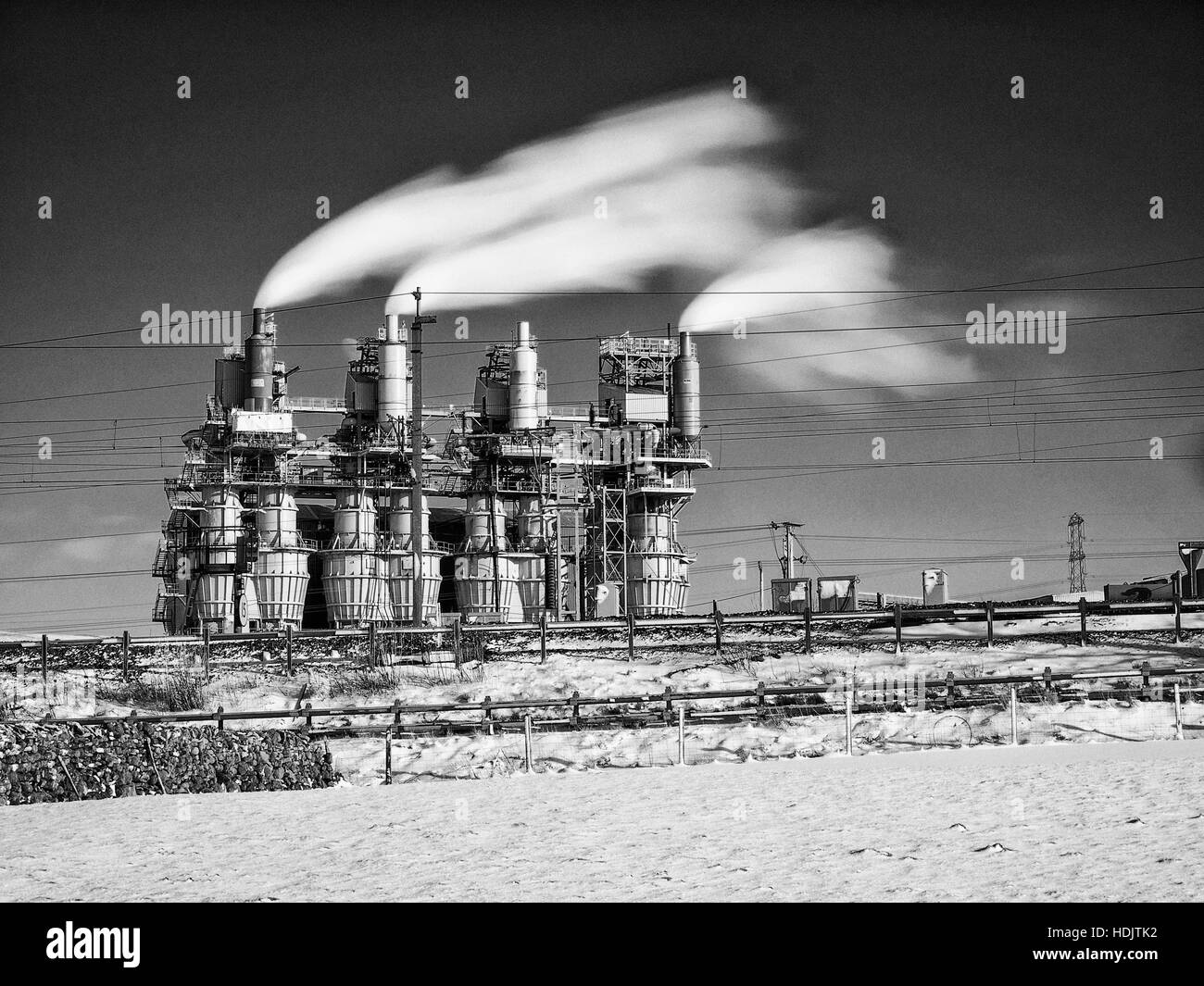 Cimenteries à Shap en hiver Banque D'Images