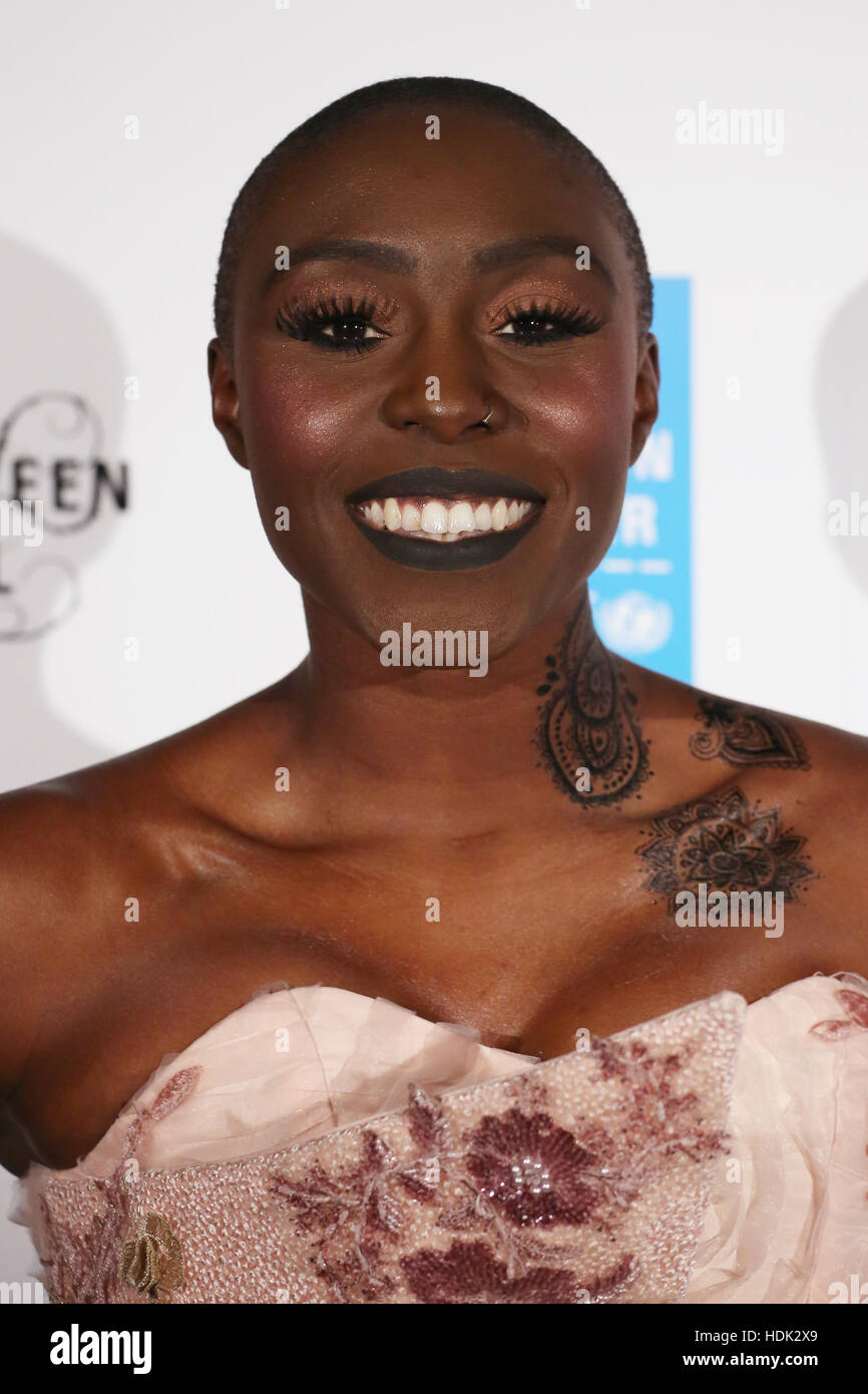 L'UNICEF UK Halloween Ball à un remblai - Arrivées avec : Laura Mvula Où : London, Royaume-Uni Quand : 13 Oct 2016 Banque D'Images