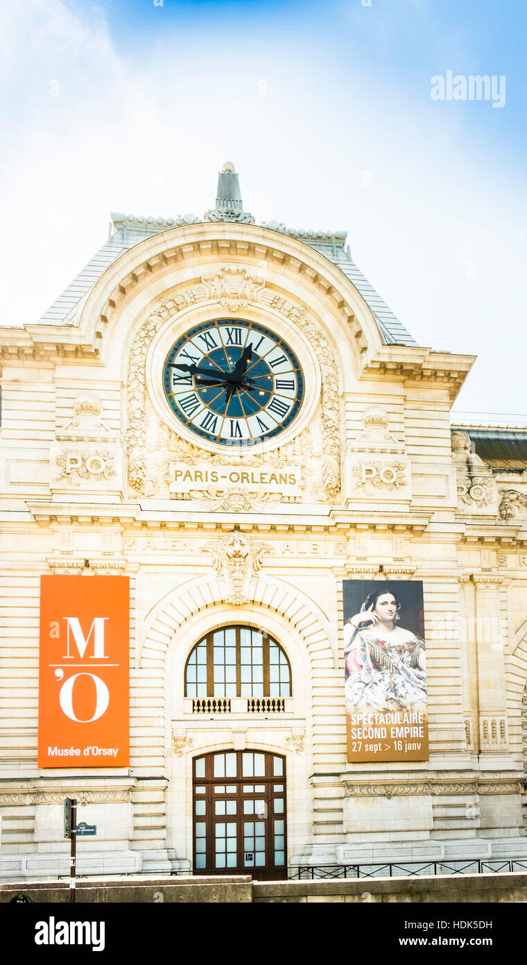 Musée d'Orsay, vue extérieure Banque D'Images