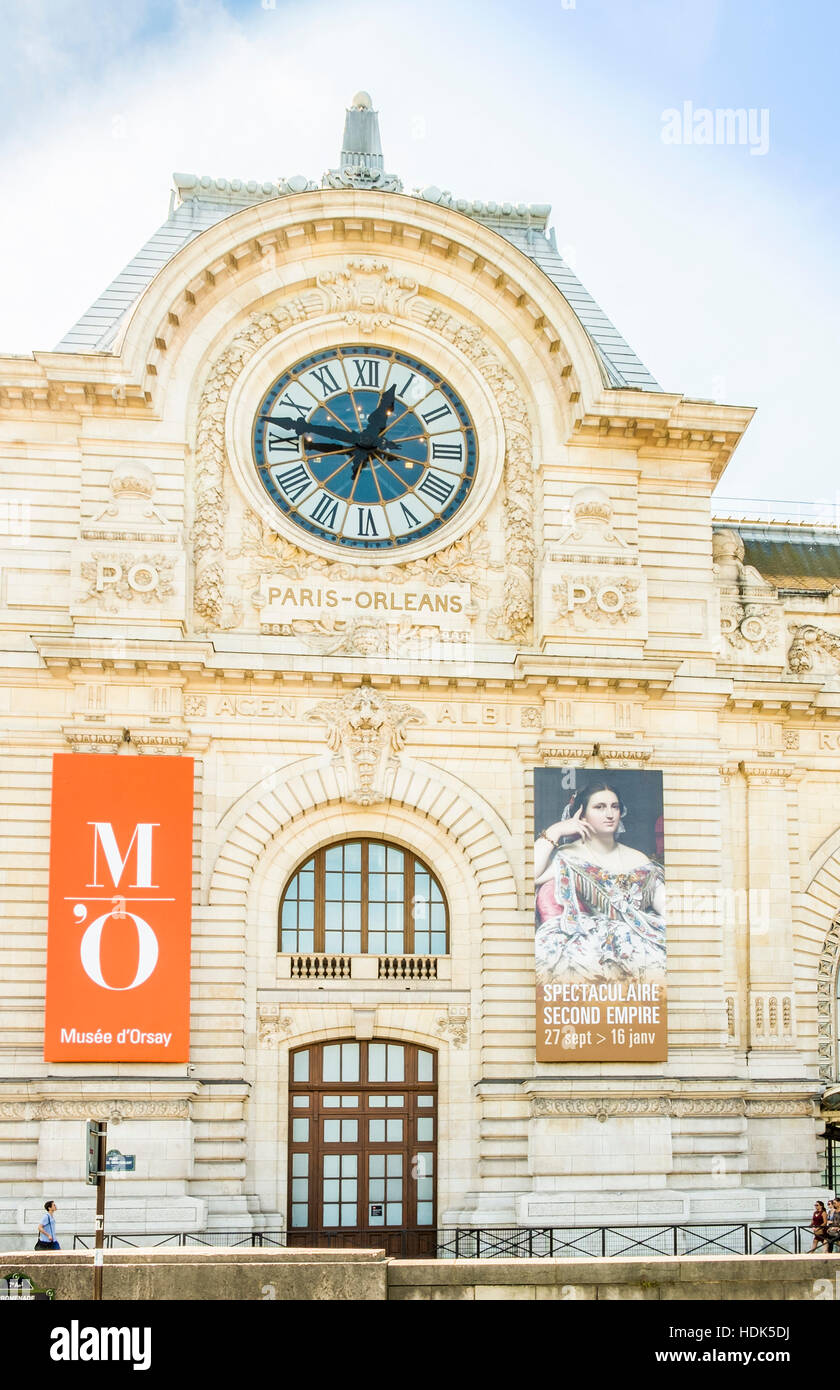 Musée d'Orsay, vue extérieure Banque D'Images