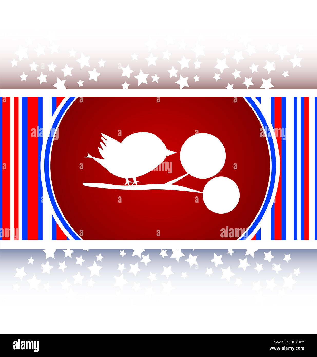 Brillant d'oiseaux icônes web, bouton app Banque D'Images