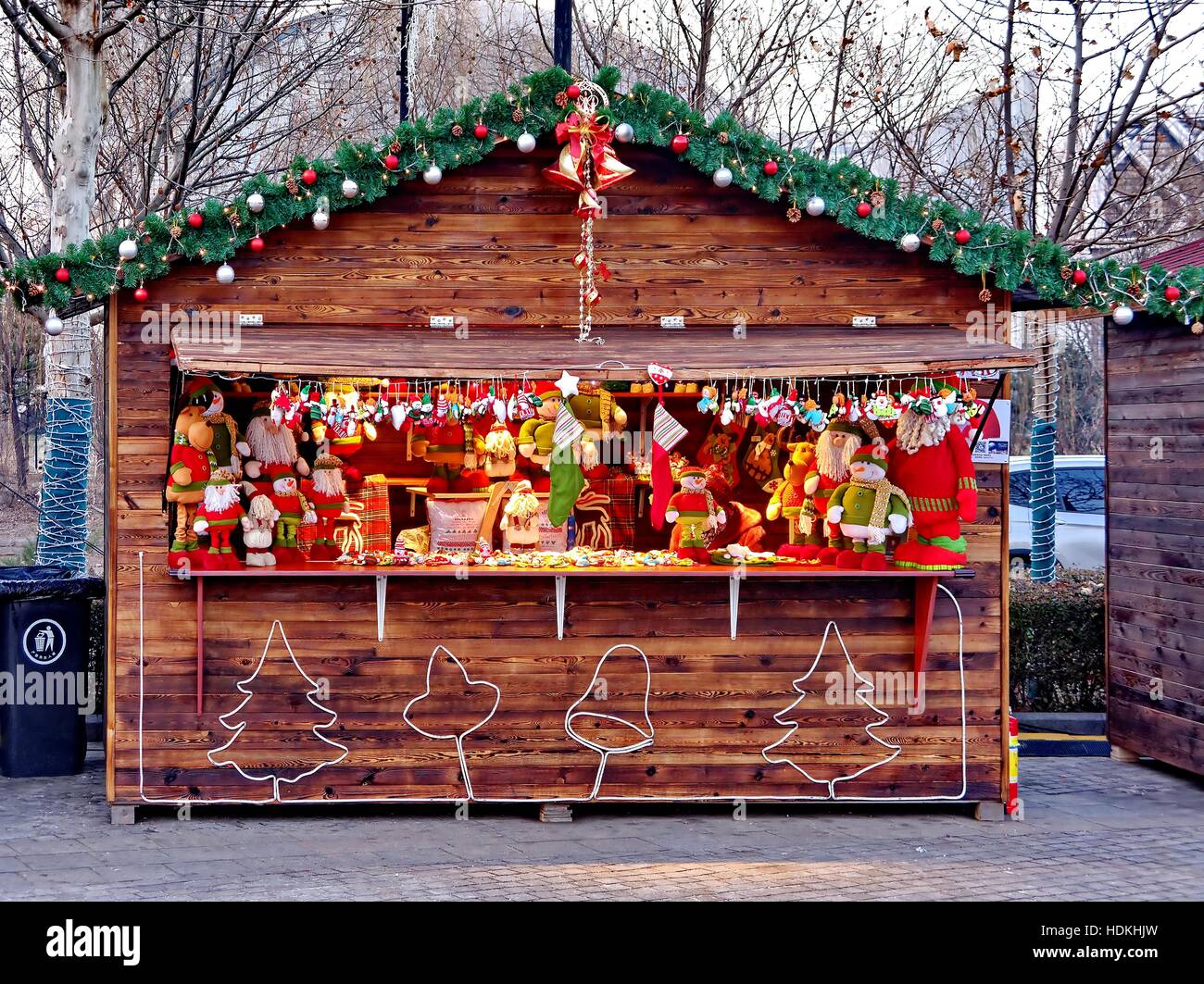 Store à Noël en Chine Beijing Banque D'Images