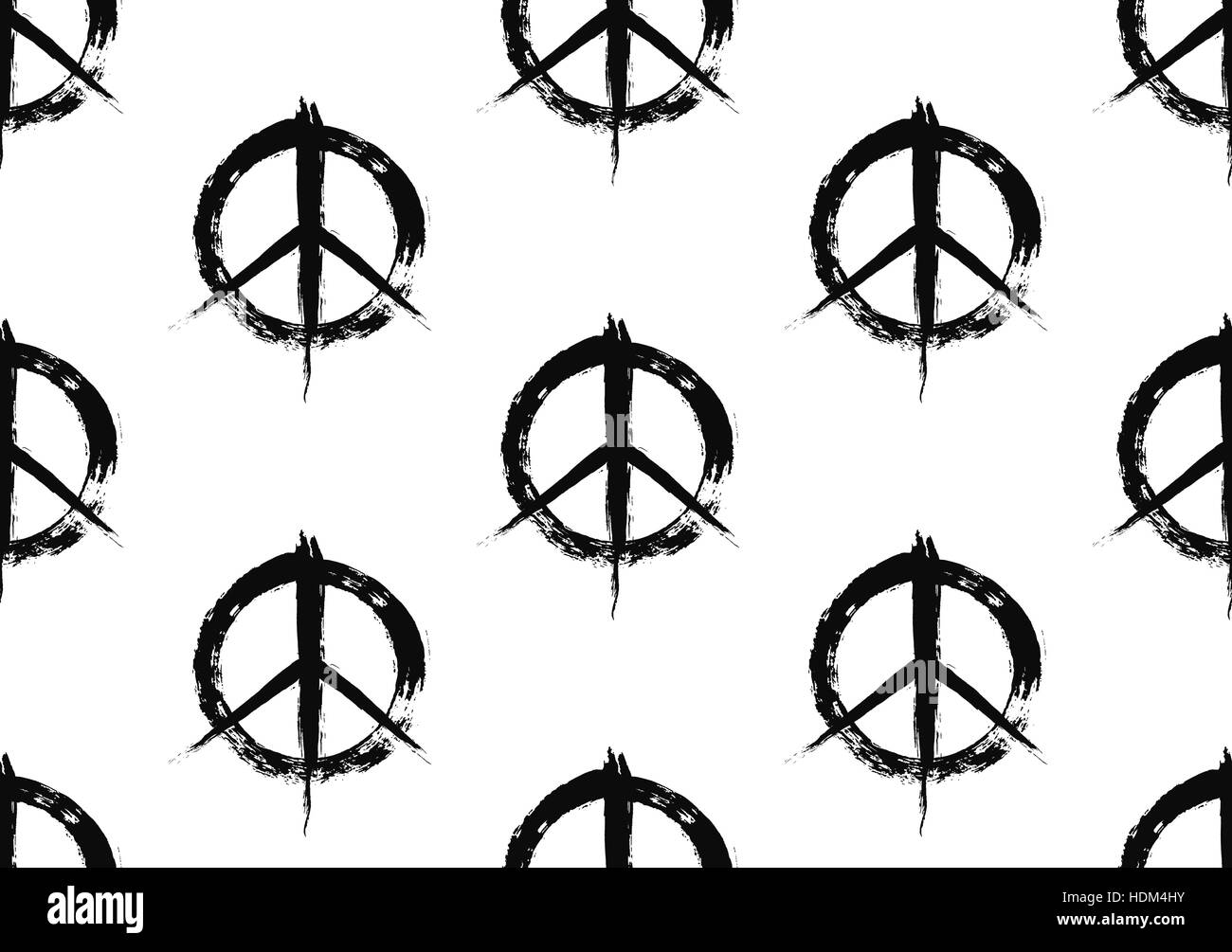 Symbole de la paix dessin Banque d'images noir et blanc - Alamy