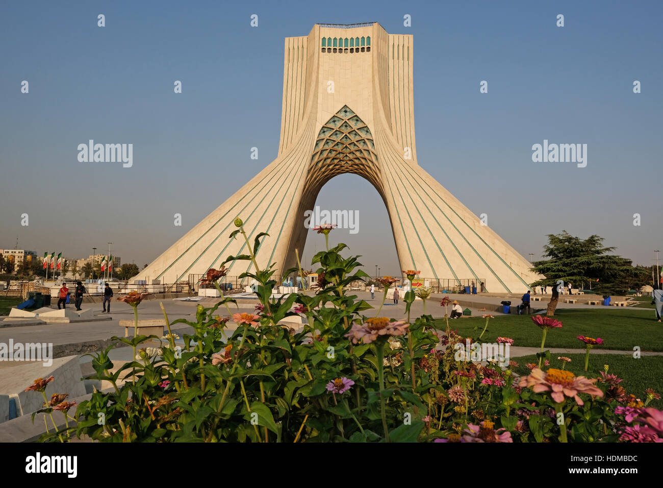 L'Azadi Tower ou Tour de la liberté, est en place Azadi, la province de Téhéran, Téhéran, Iran. Banque D'Images