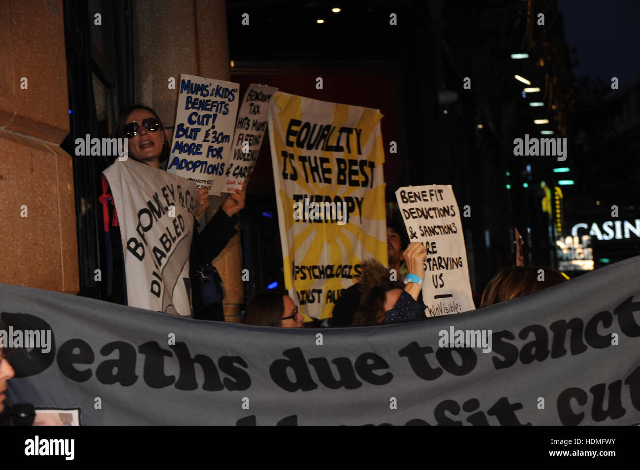 I, Daniel Blake la première au Cinéma Vue à Leicester Square comprend : i Daniel Où : London, Royaume-Uni Quand : 18 Oct 2016 Banque D'Images