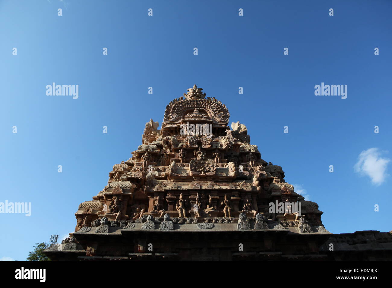 Temple d'Airavatesvara, temple de Darasuram, complexes, Tamil Nadu, Inde Banque D'Images