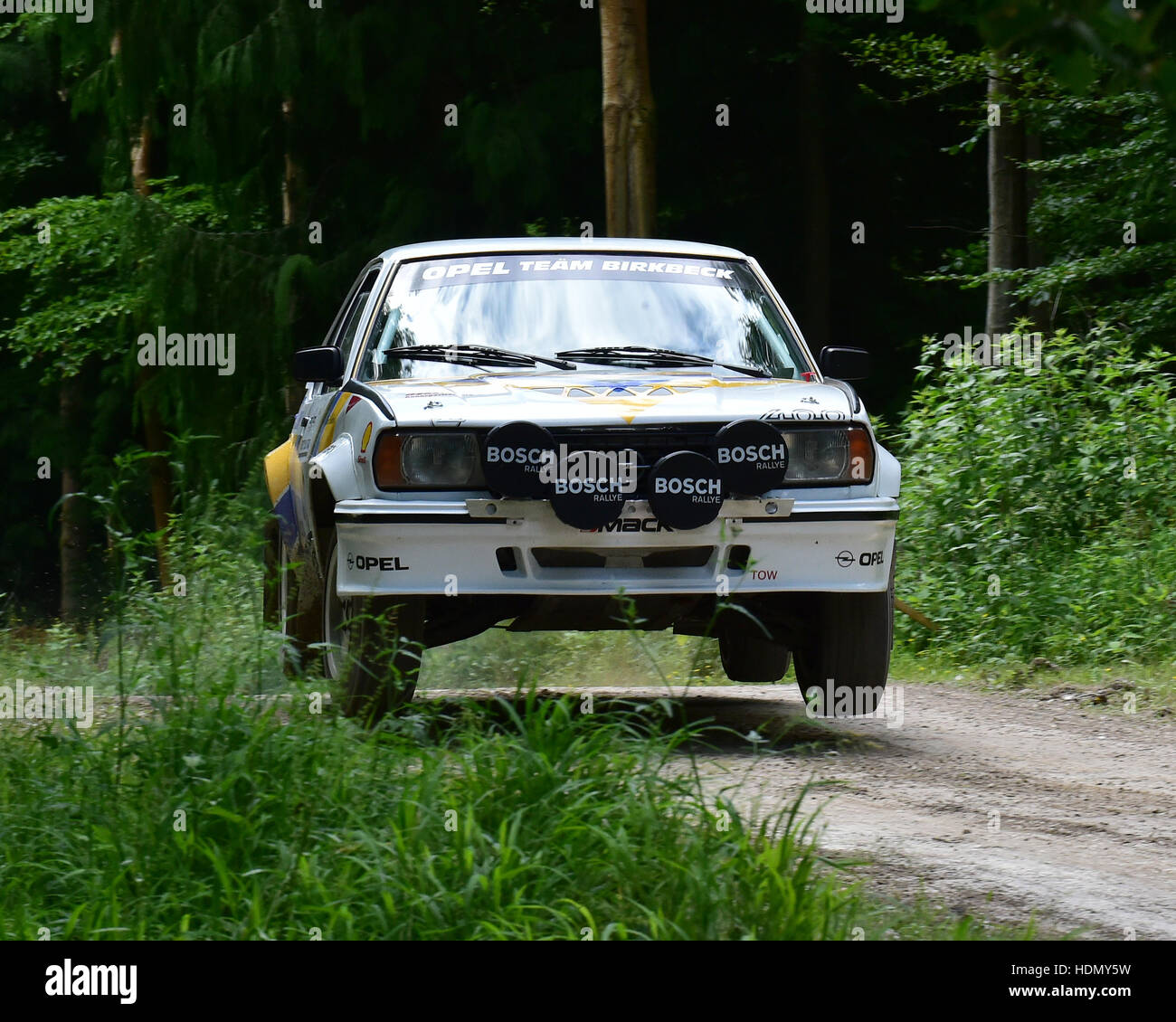 Jason Lepley, Opel Ascona 400, Forest Rally, Goodwood Festival of Speed 2016. les automobiles, voitures, animation, Festival of Speed, Forest rally Banque D'Images