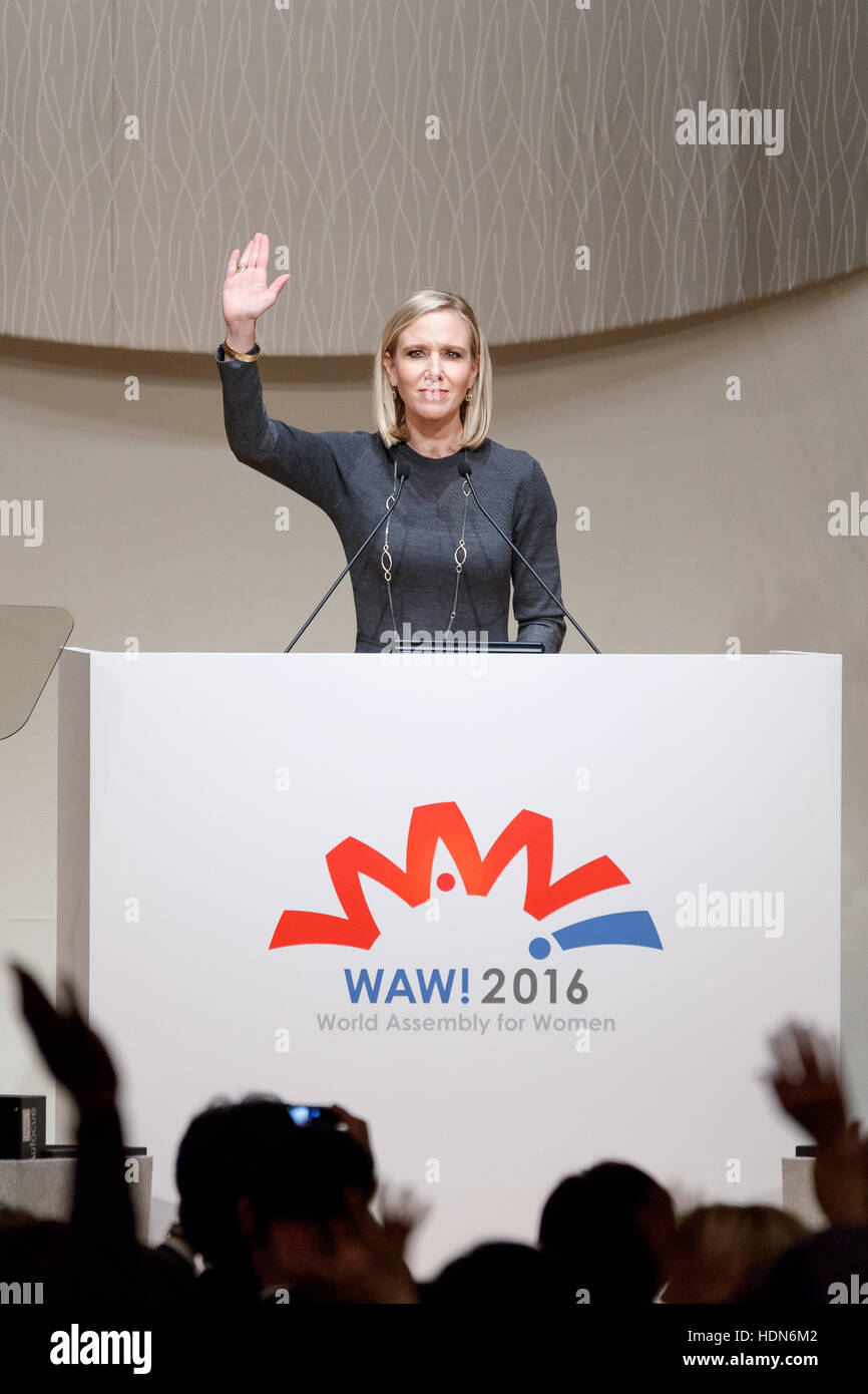 Tokyo, Japon. 13 Décembre, 2016. Marne Levine, chef de l'Instagram parle au cours de l'Assemblée mondiale pour les femmes : WAW ! 2016 Le 13 décembre 2016, Tokyo, Japon. Les dirigeantes de la politique, des affaires, du sport et de la société fréquentent WAW ! 2016 pour discuter du rôle des femmes dans leurs pays et leurs affiliations. Credit : AFLO Co.,Ltd/Alamy Live News Banque D'Images