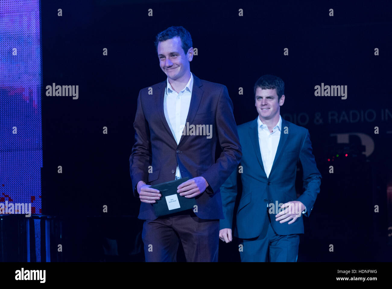 L'audio et Radio Awards 2016 Winners ARIAS comprend : les frères Brownlee Où : Leeds, Royaume-Uni Quand : 19 Oct 2016 Banque D'Images