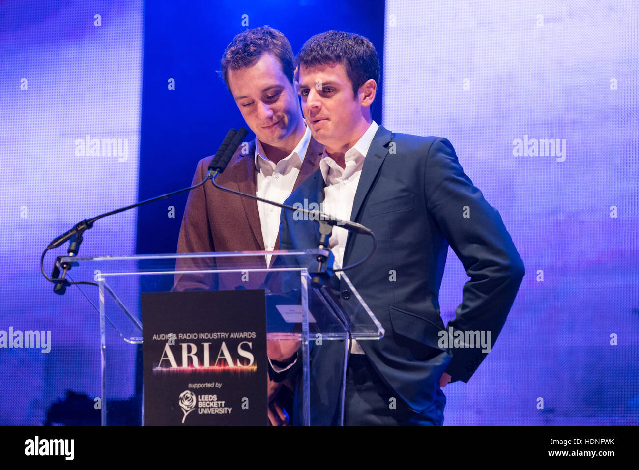 L'audio et Radio Awards 2016 Winners ARIAS comprend : les frères Brownlee Où : Leeds, Royaume-Uni Quand : 19 Oct 2016 Banque D'Images