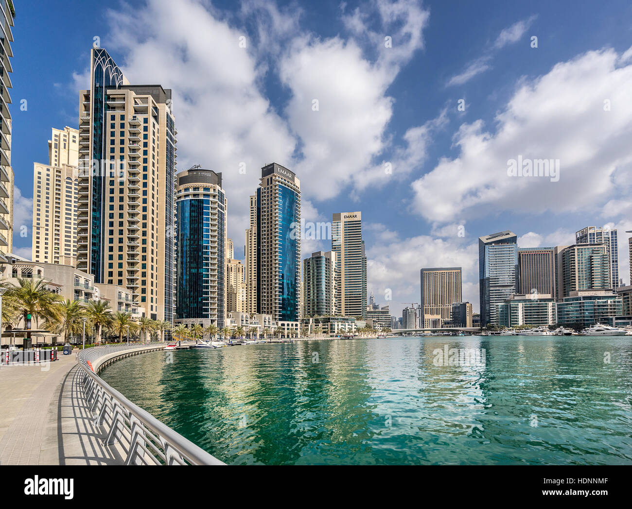 Marina de Dubaï Banque D'Images