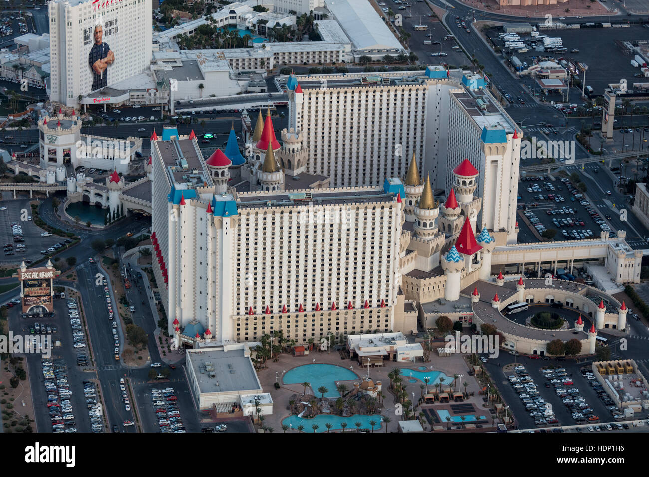 Excalibur Hotel and Casino Las Vegas, Nevada, USA Banque D'Images