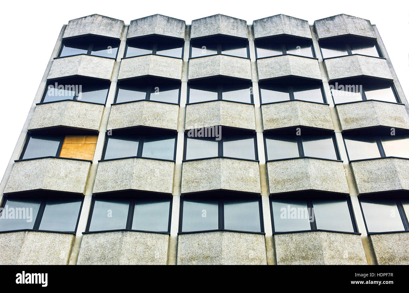 Bâtiment des années 60 dans la région de Katherine Street, Croydon Banque D'Images