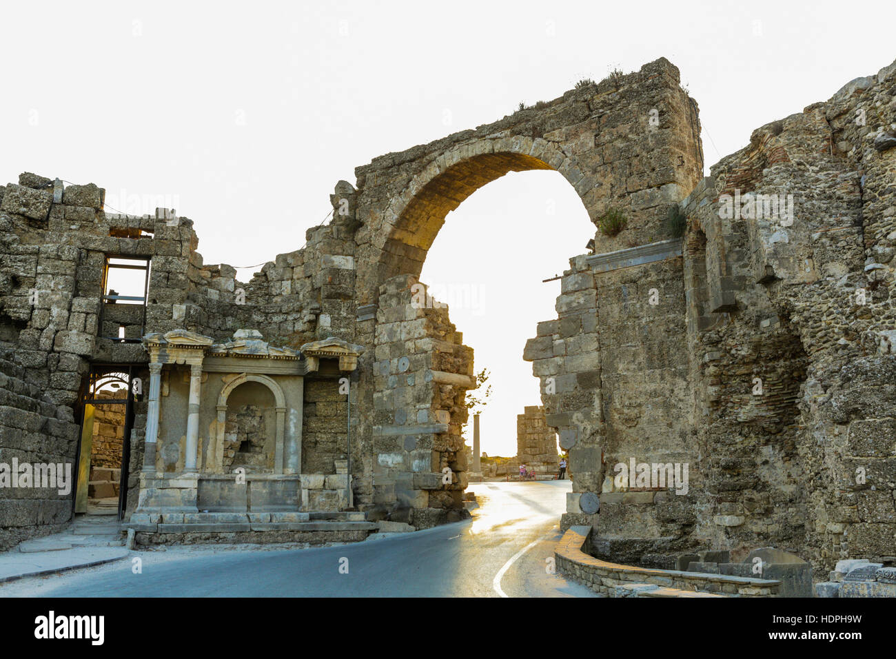 Vespasien Gate. Côté de la Turquie. Banque D'Images