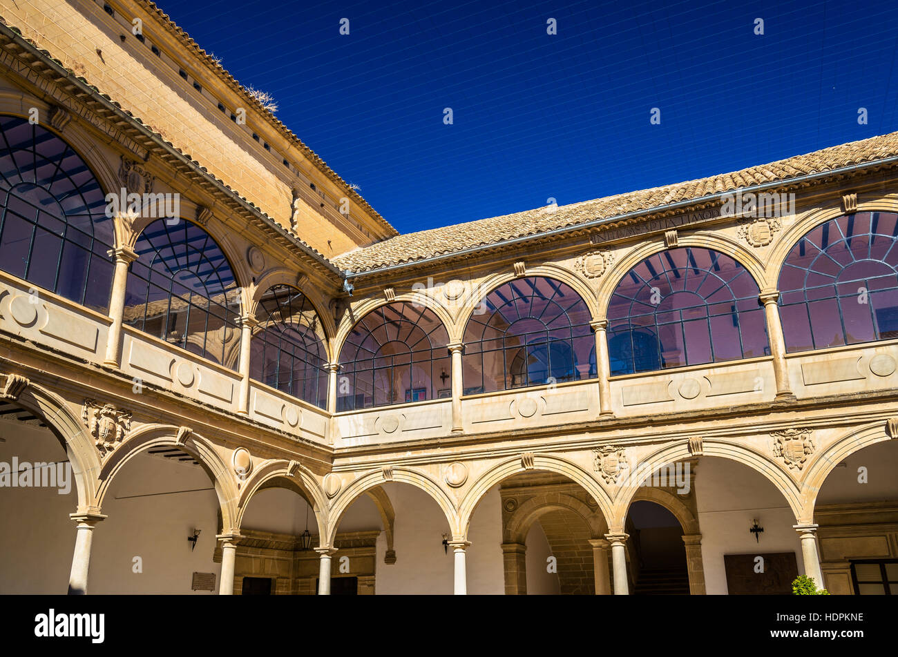 L'Université de Baeza, Espagne, Andalousie Banque D'Images