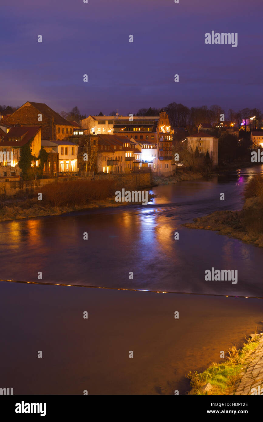 Goerlitz city at night Banque D'Images