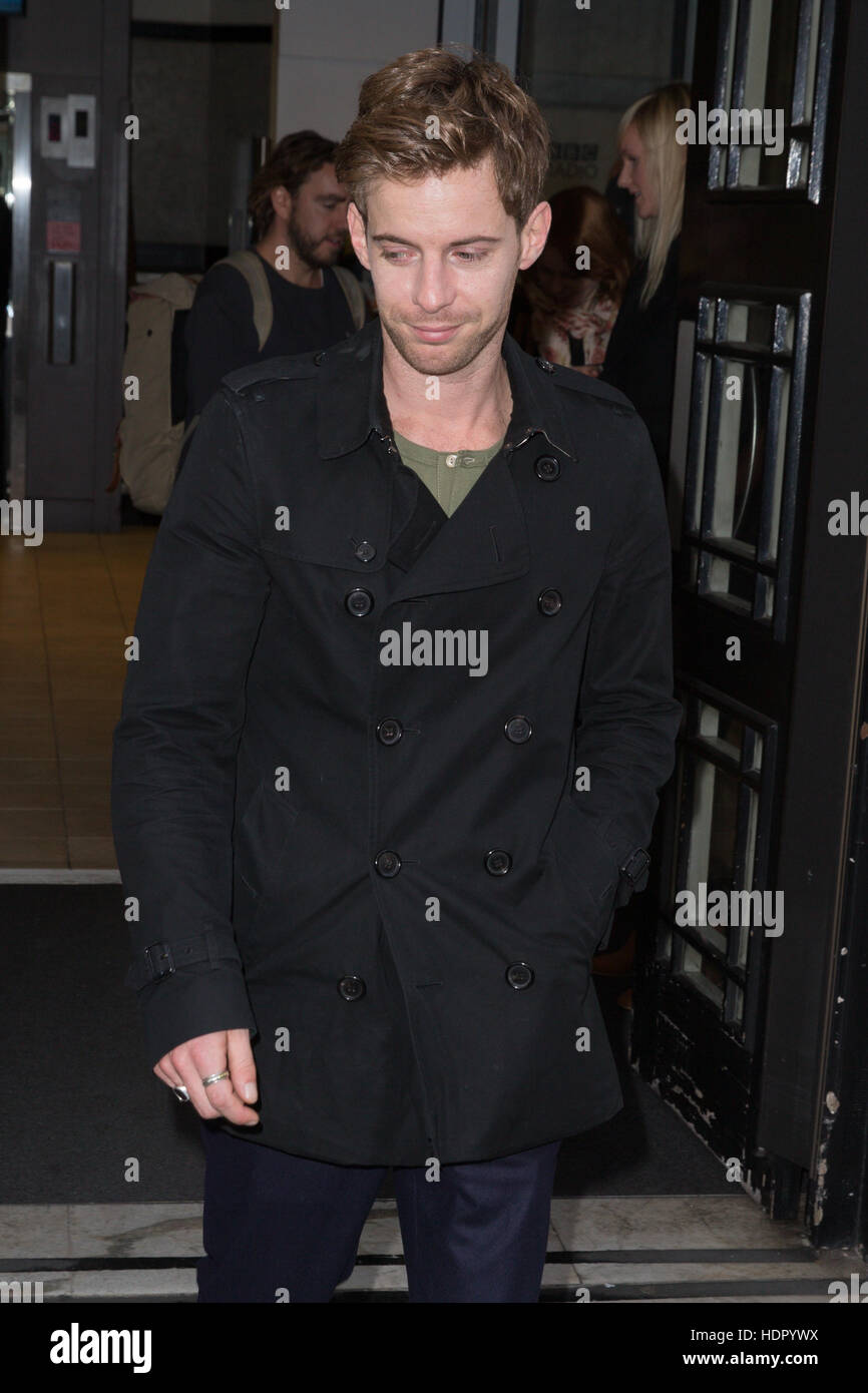 Des stars à Radio 2 mettant en vedette : Luke Treadaway Où : London, Royaume-Uni Quand : 28 Oct 2016 Banque D'Images