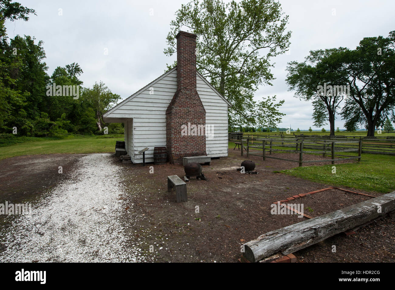 Somerset Place State Historic Site de la plantation, Creswell, North Carolina, USA. Banque D'Images