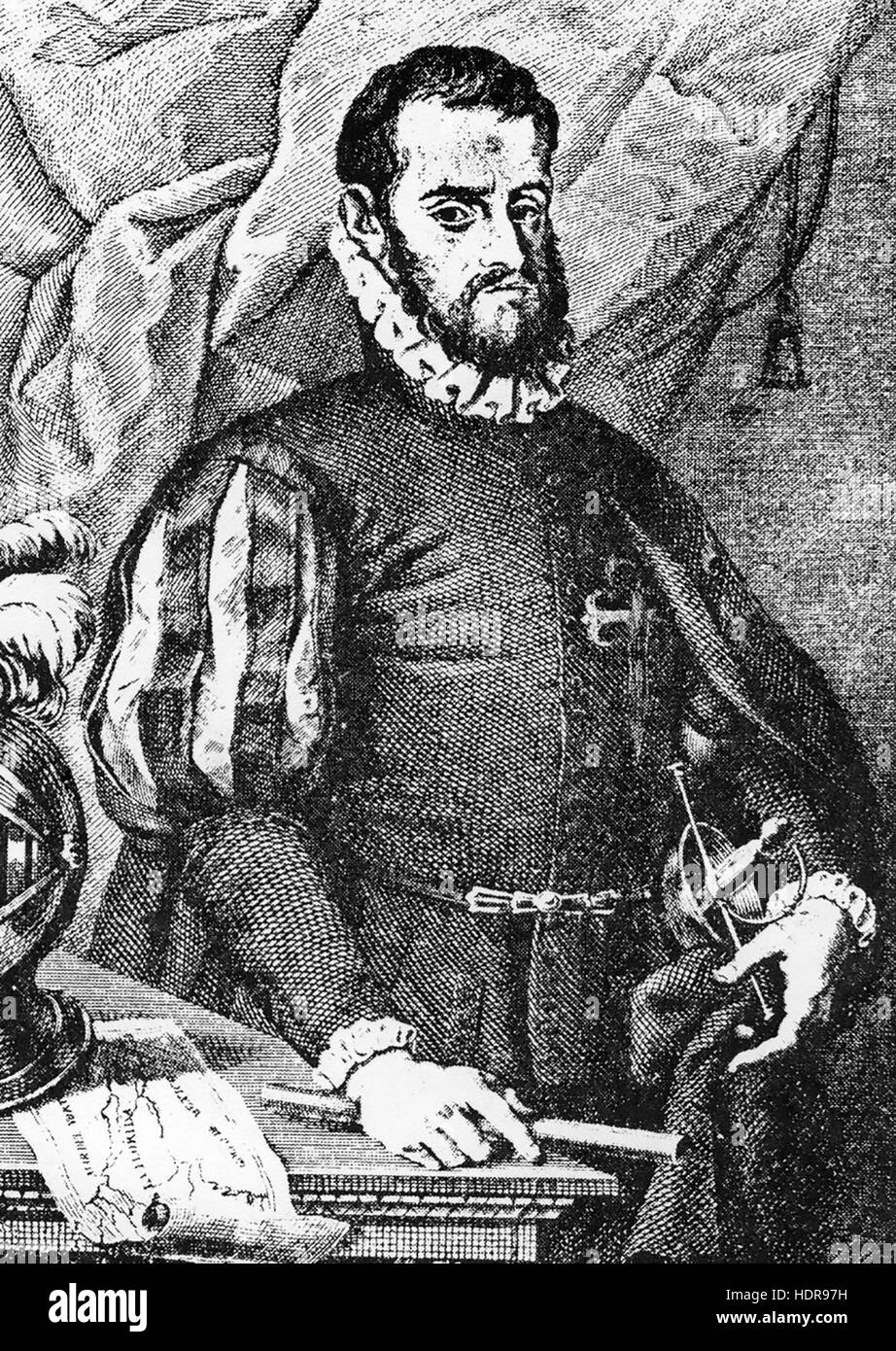 PEDRO MENENDEZ de AVILES (1519-1574) Amiral et explorateur espagnol Banque D'Images