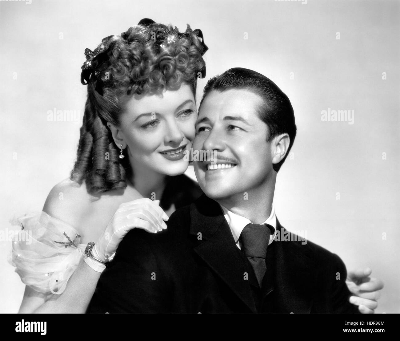 Ainsi VA MON AMOUR (aka un Génie dans la famille) 1946 Universal Pictures film avec Myrna Loy et Don Ameche Banque D'Images