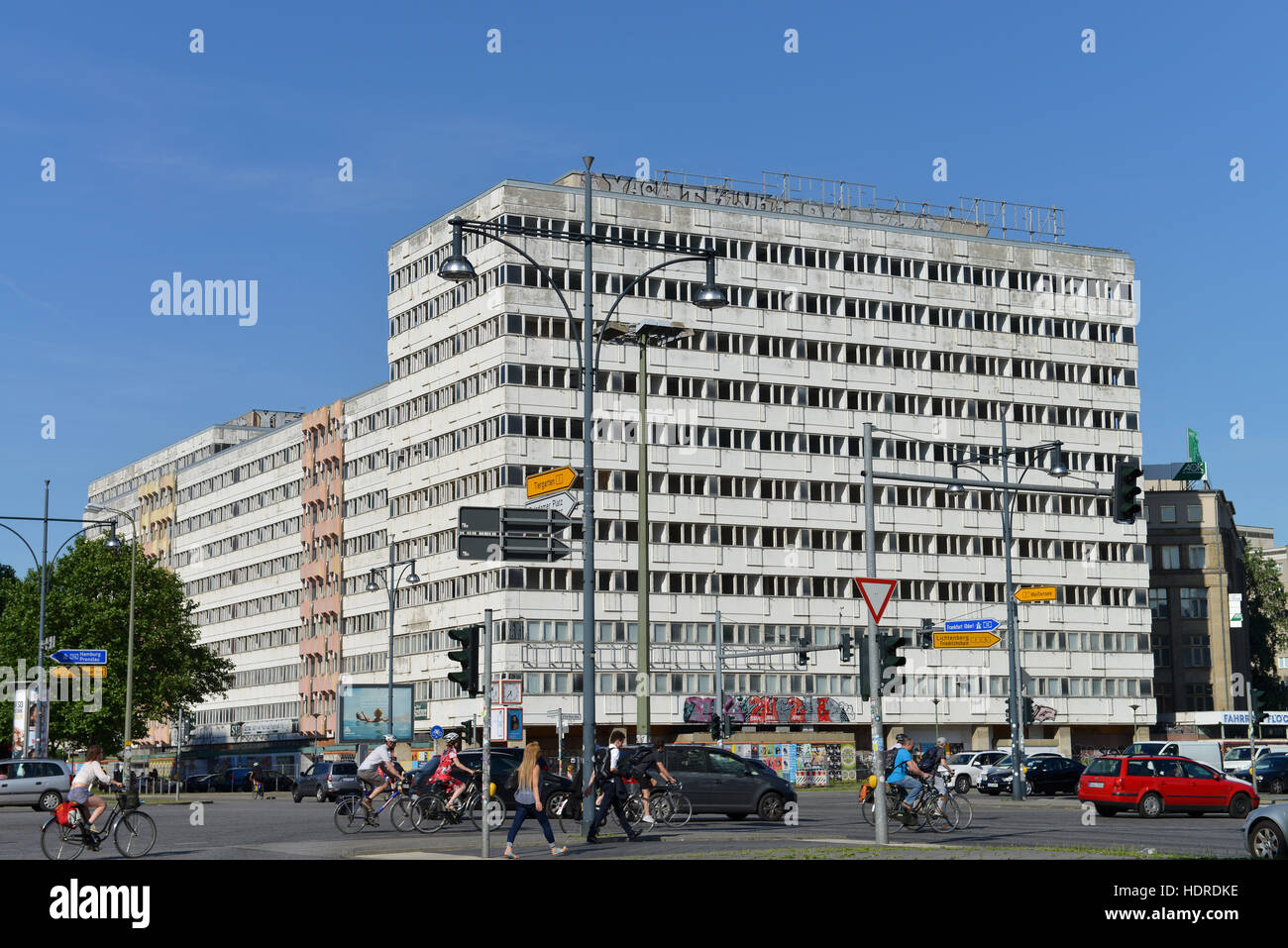 Haus der Statistik, Otto-Braun-Strasse, Alexanderplatz, Mitte, Berlin, Deutschland Banque D'Images