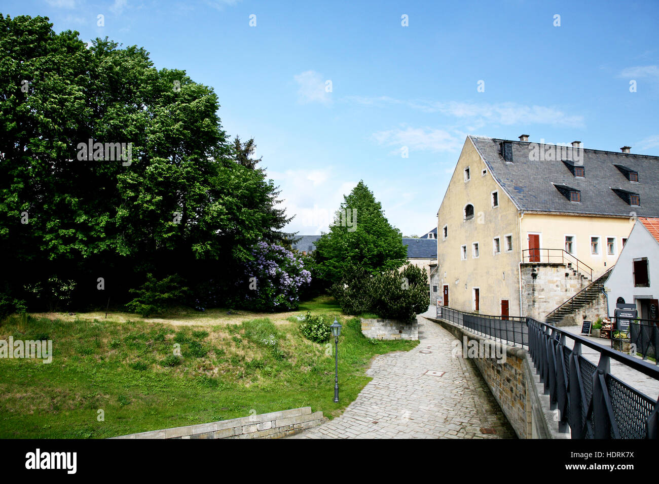 Forteresse konigstein allemande Banque de photographies et d’images à
