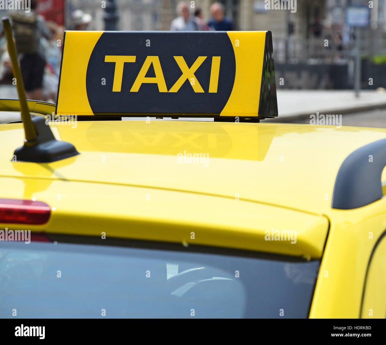 Voiture de taxi Banque D'Images