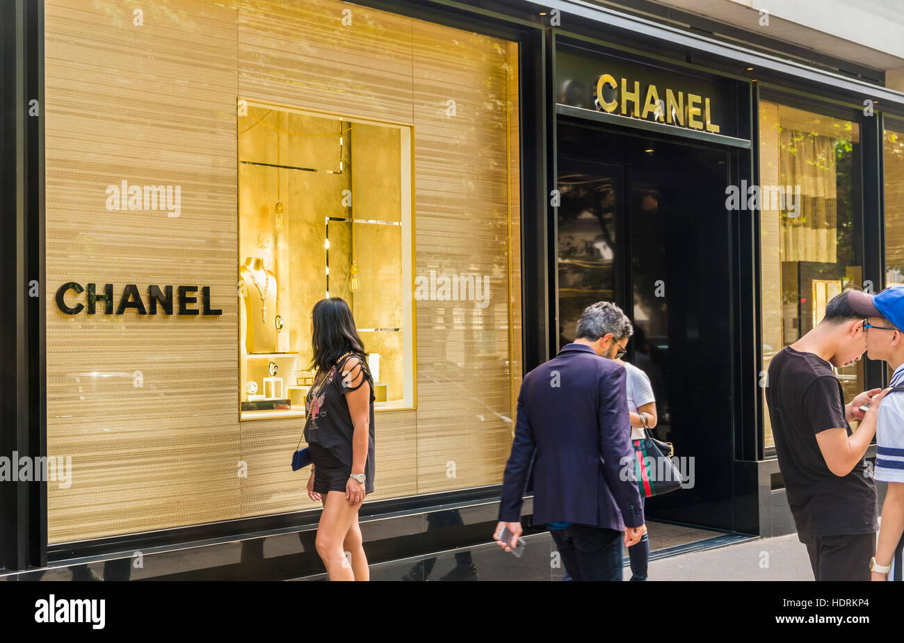 magasin de Chanel Banque D'Images