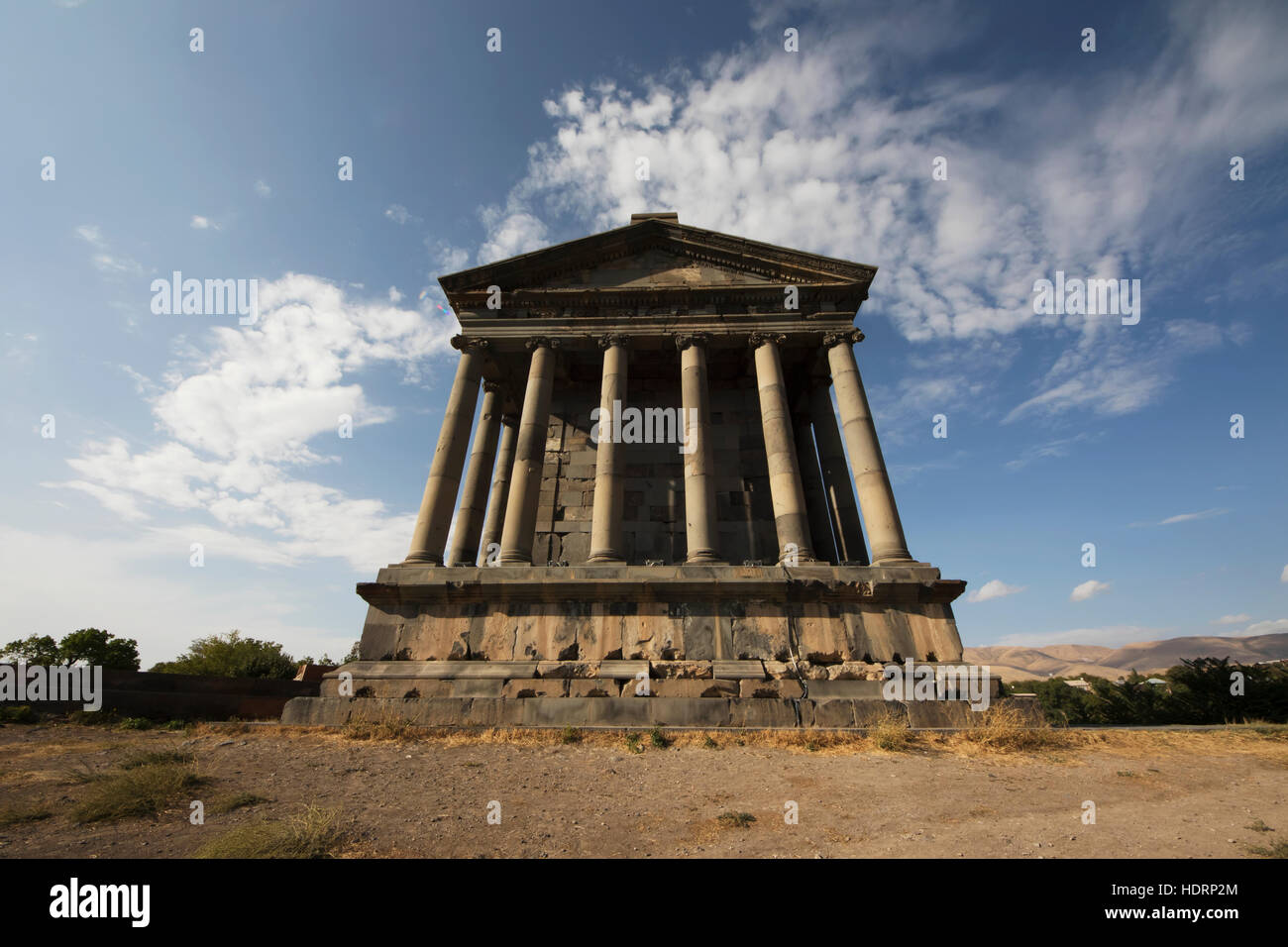 Temple de Garni, vallée de l'Azat ; Garni, province de Kotayk, en Arménie Banque D'Images Temple de Garni, vallée de l'Azat ; Garni, province de Kotayk, en Arménie Banque D'Images
