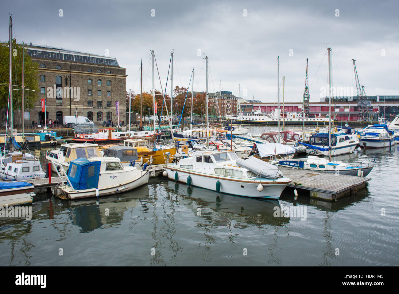 Le port de Bristol Harbourside Banque D'Images