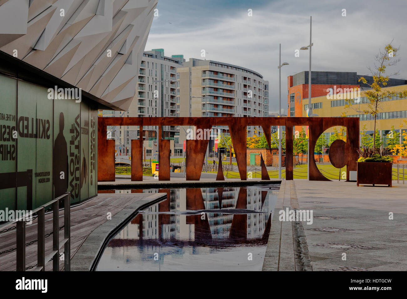 Titanic Visitor Center à Belfast Banque D'Images