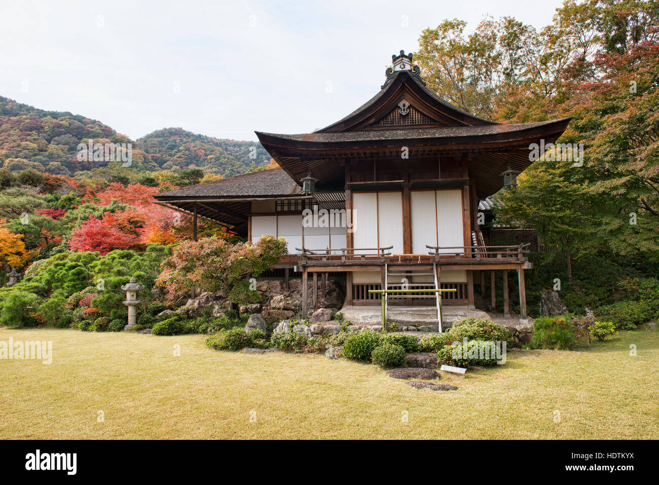 La belle villa Okochi Sanso, Kyoto, Japon Banque D'Images