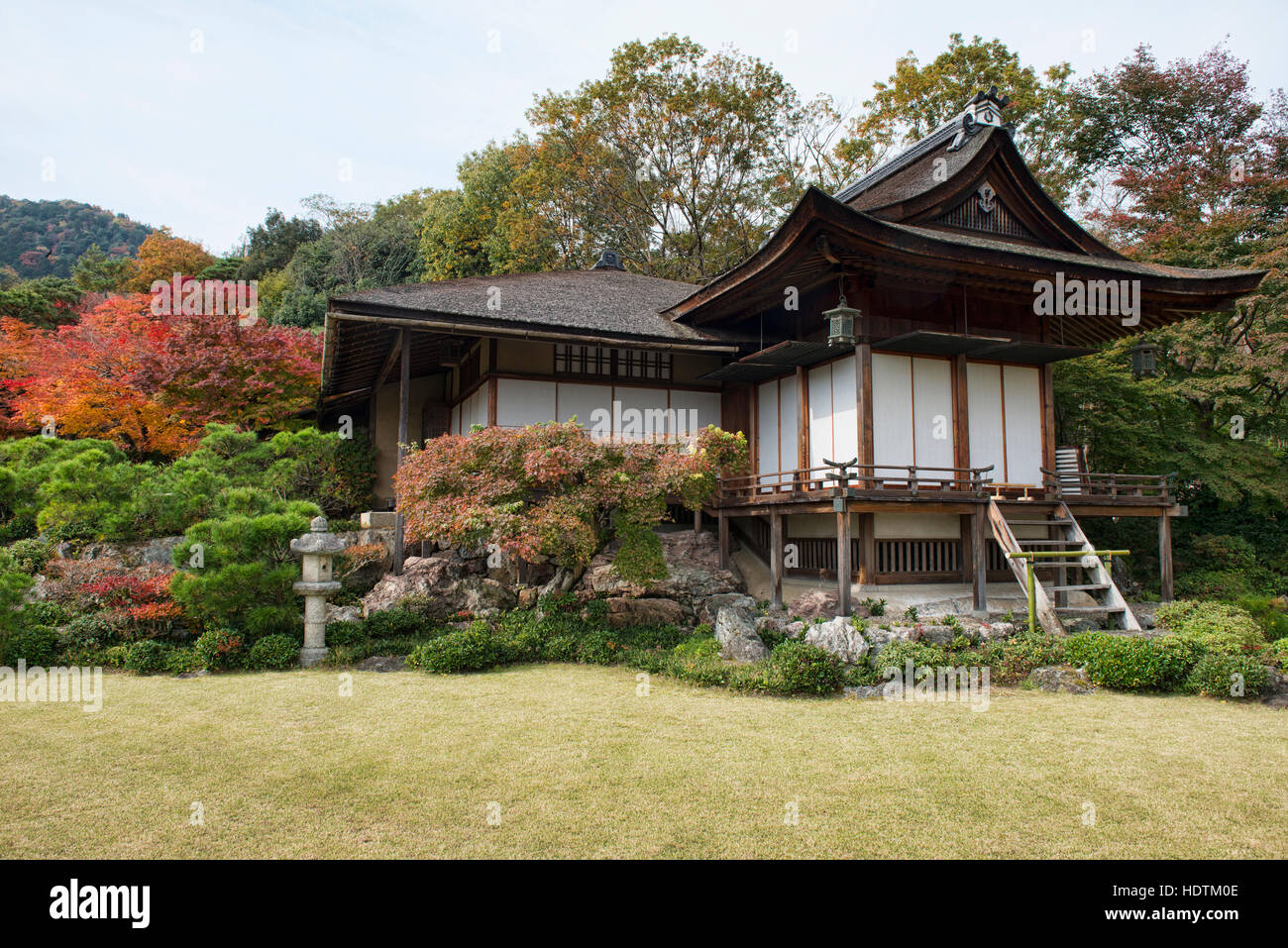 La belle villa Okochi Sanso, Kyoto, Japon Banque D'Images