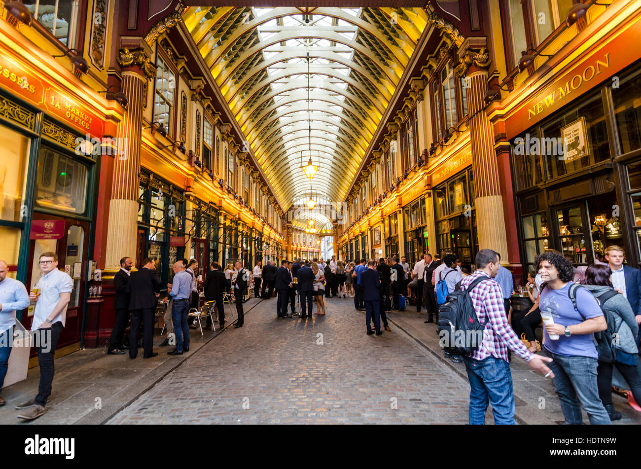 Leadenhall Market, Gracechurch Street, London,UK Banque D'Images