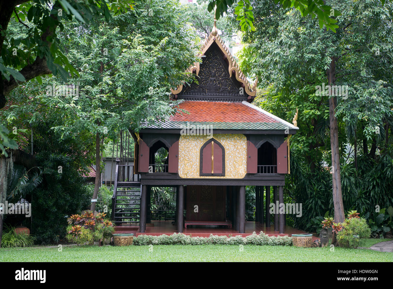 Le Suan Pakkad palace dans la ville de Bangkok, le 3.11.2016 en Thaïlande Banque D'Images