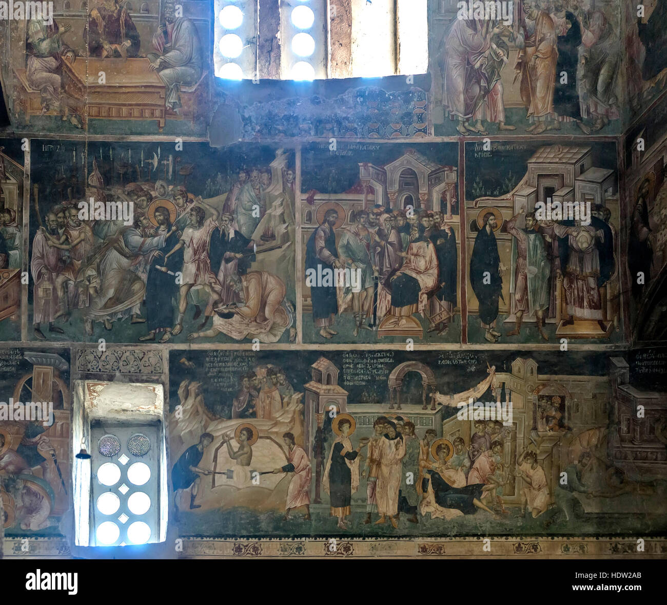 Staro Nogoricane Kumanovo, Macédoine - 22 septembre 2016 : l'église de Saint Georges (Crkva Svetog Djordja) est une église orthodoxe macédonienne dans la vil Banque D'Images